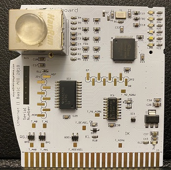 Apple II Ethernet card, top view